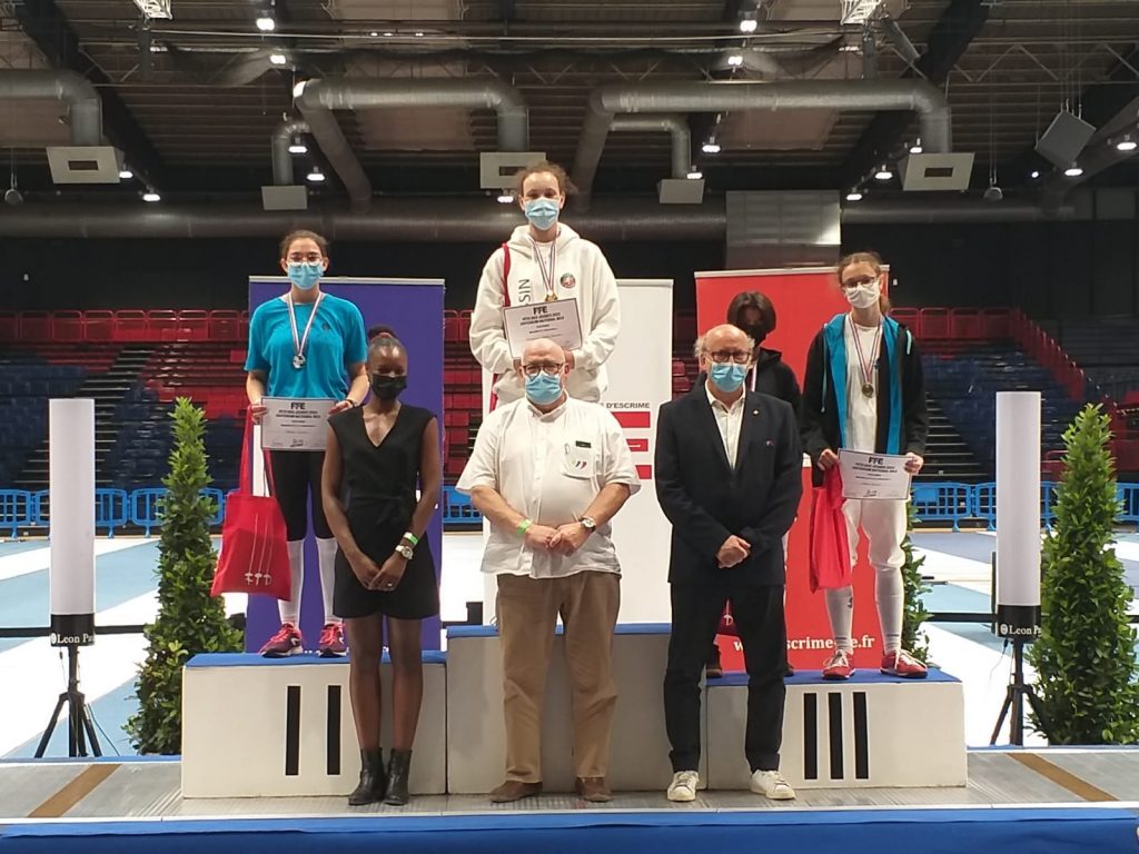 Sophie STEIMER, 3ème place épée dames, Fêtes des Jeunes 2021