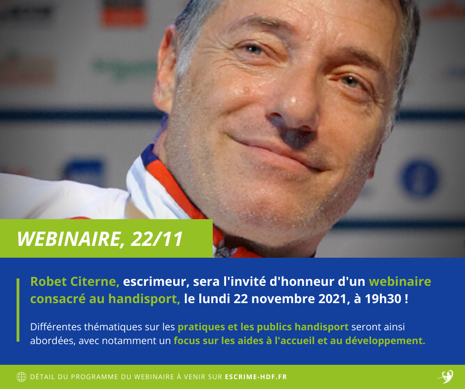 Save the date : Webinaire handisport 22/11