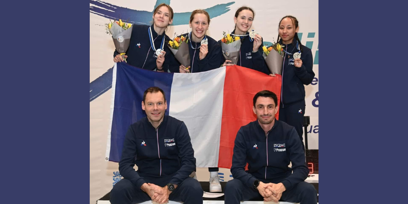 PFR épée dames vice-championnes Europe 2023