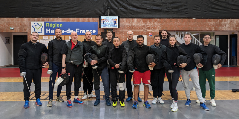 Un stage international de maîtres d’armes au CREPS Hauts-de-France !