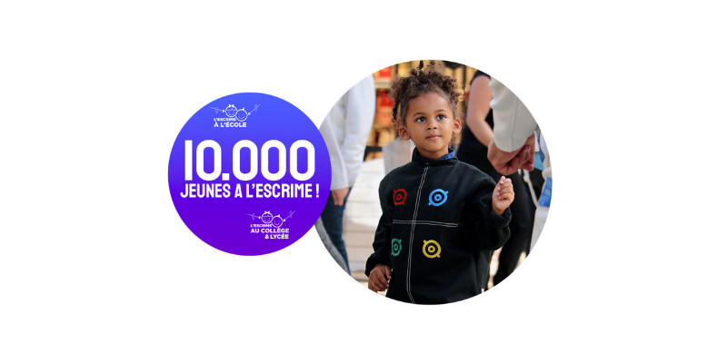 Escrime à l'école : 10 000 inscrits !
