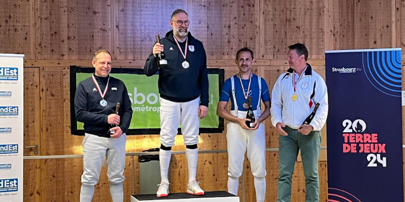 Podium CN Sabre Vétérans, Strasbourg, Avril 2022