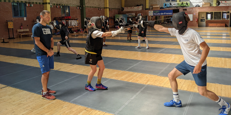 DE10, stage épée, juin 2022