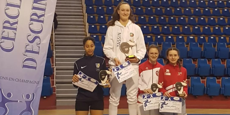 Podium Châlons en Champagne, janvier 2023