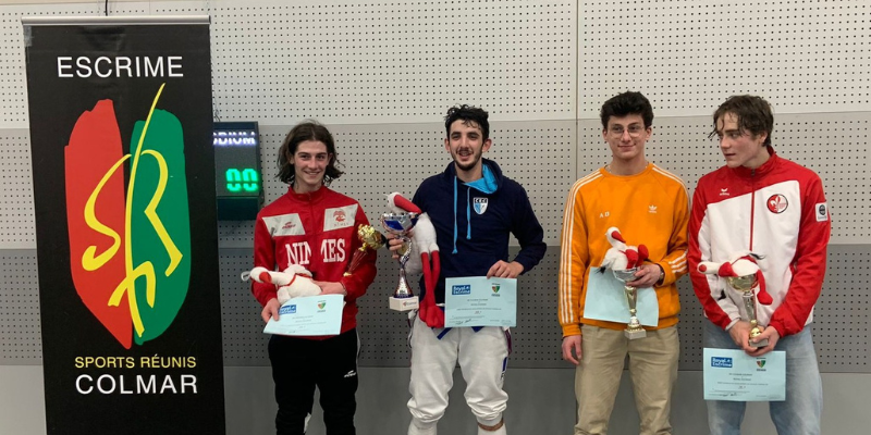 Podium homme, Colmar, mars 2023