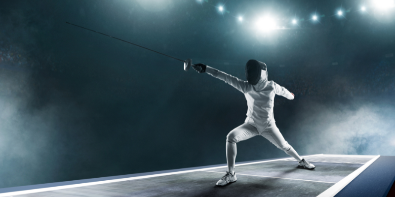 Entraînement commun à l’épée au CFF de Douai le 13 décembre 2023