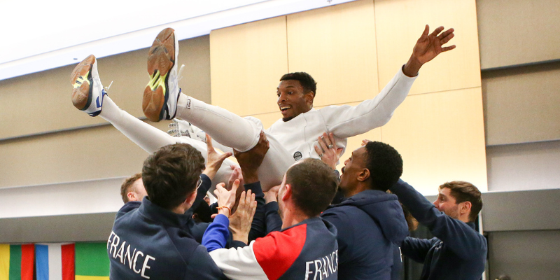 Luidigi Midelton vainqueur, Coupe du Monde, épée, Vancouver, décembre 2023