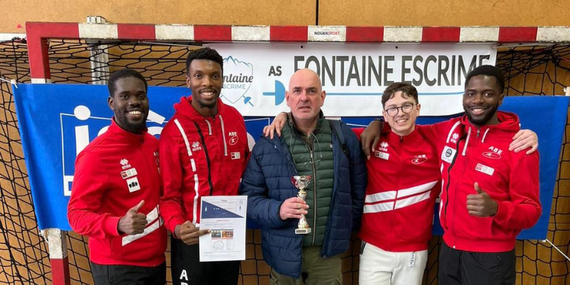 1/2 finale France 2024, EHS équipe, Fontaine, janvier 2024