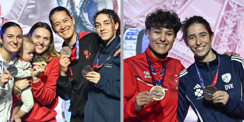 Médailles HDF, sabre et épée dame, Seniors, Championnats de France N1 2025