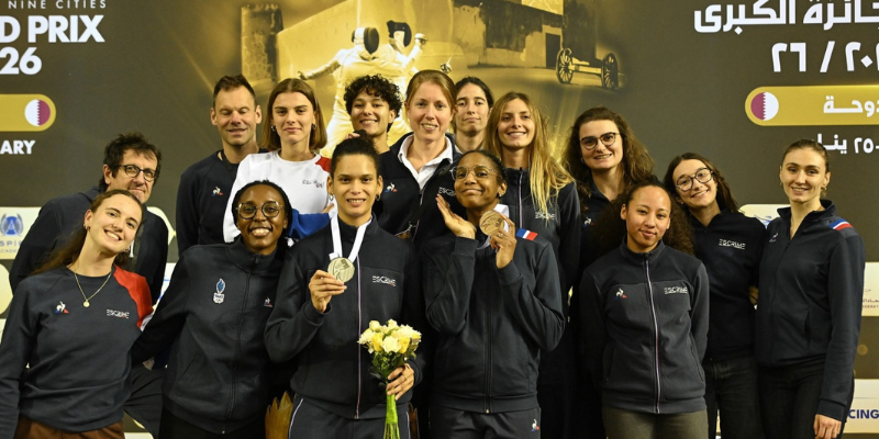 Groupe France épée dame, Grand Prix du Qatar, Doha, janvier 2026