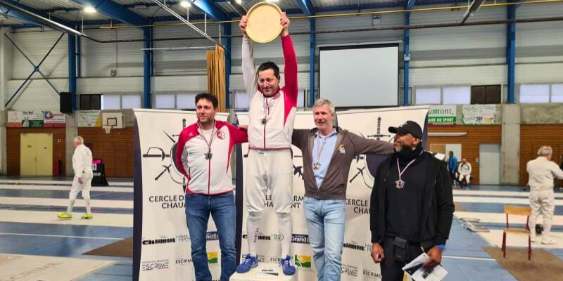 Podium EH V2, épreuve nationale, Chaumont, février 2026