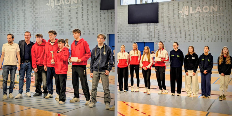 Podiums EH et ED, 1/2 finale France équipe M17, Laon