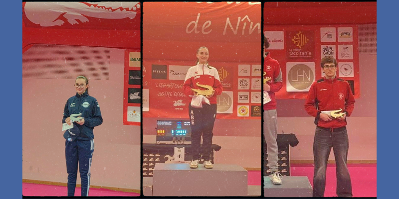 Semaine de l'épée 2026, Nîmes, podiums M17 et M20